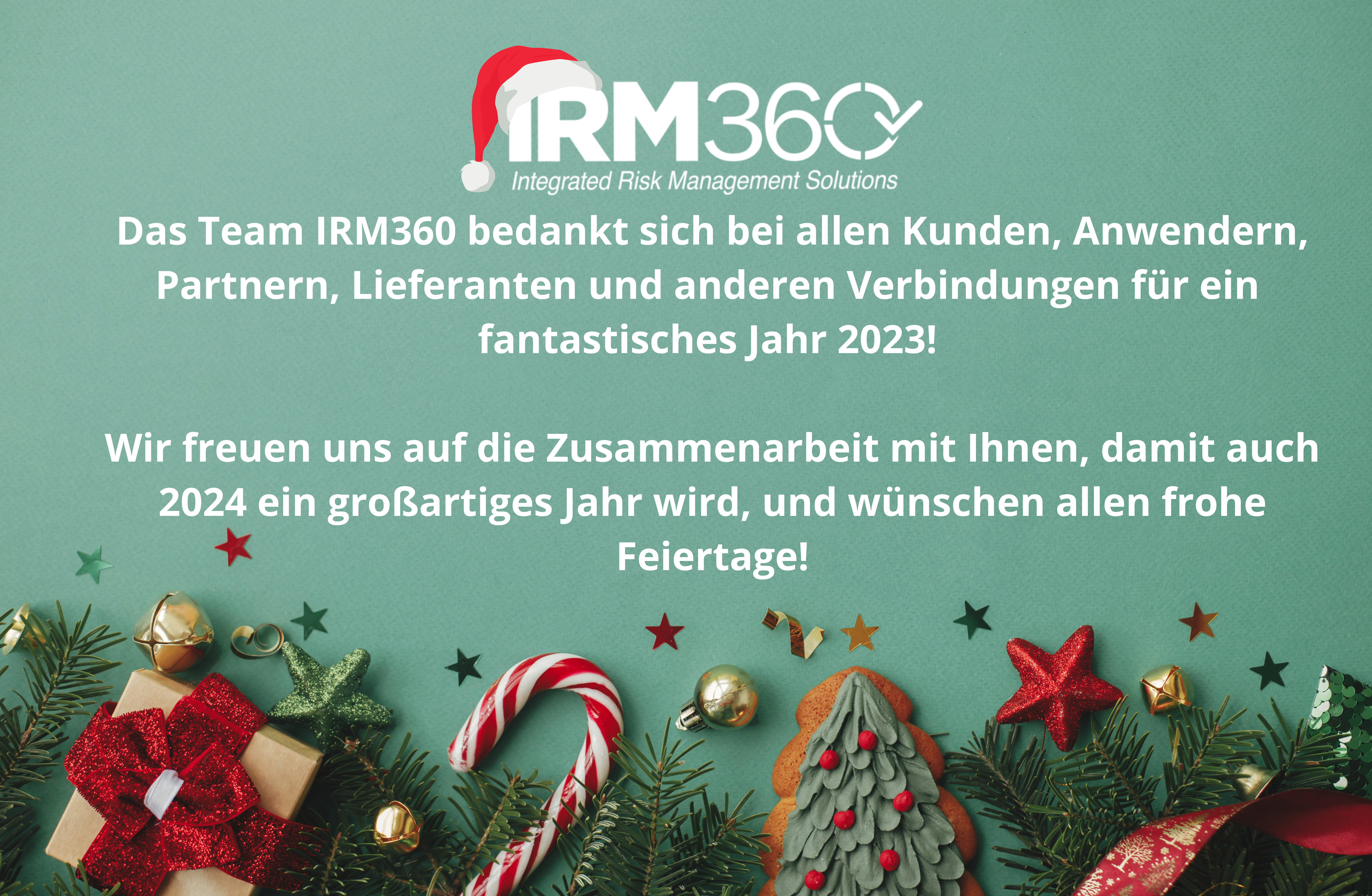 IRM360 wünscht allen ein frohes Weihnachtsfest und ein gutes neues Jahr!