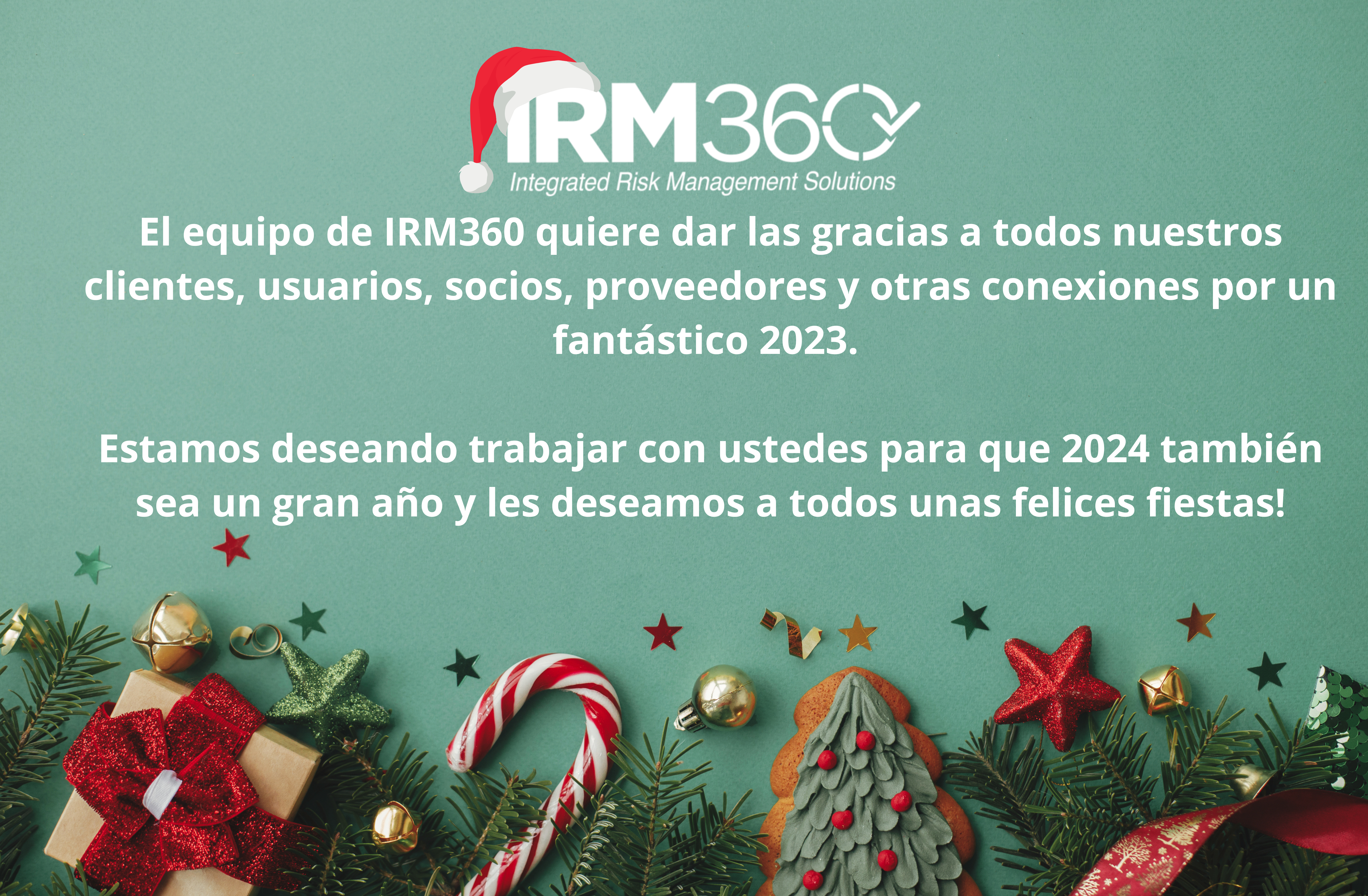 IRM360 desea a todos una Feliz Navidad y un Próspero Año Nuevo.