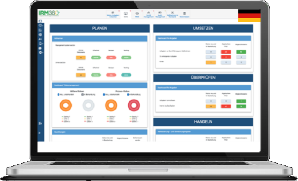 Idioma alemán disponible en el software IRM360