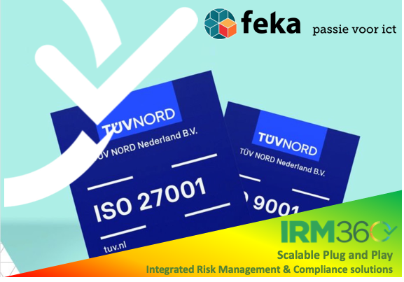 FEKA ICT ISO 27001 & ISO 9001 gecertificeerd!